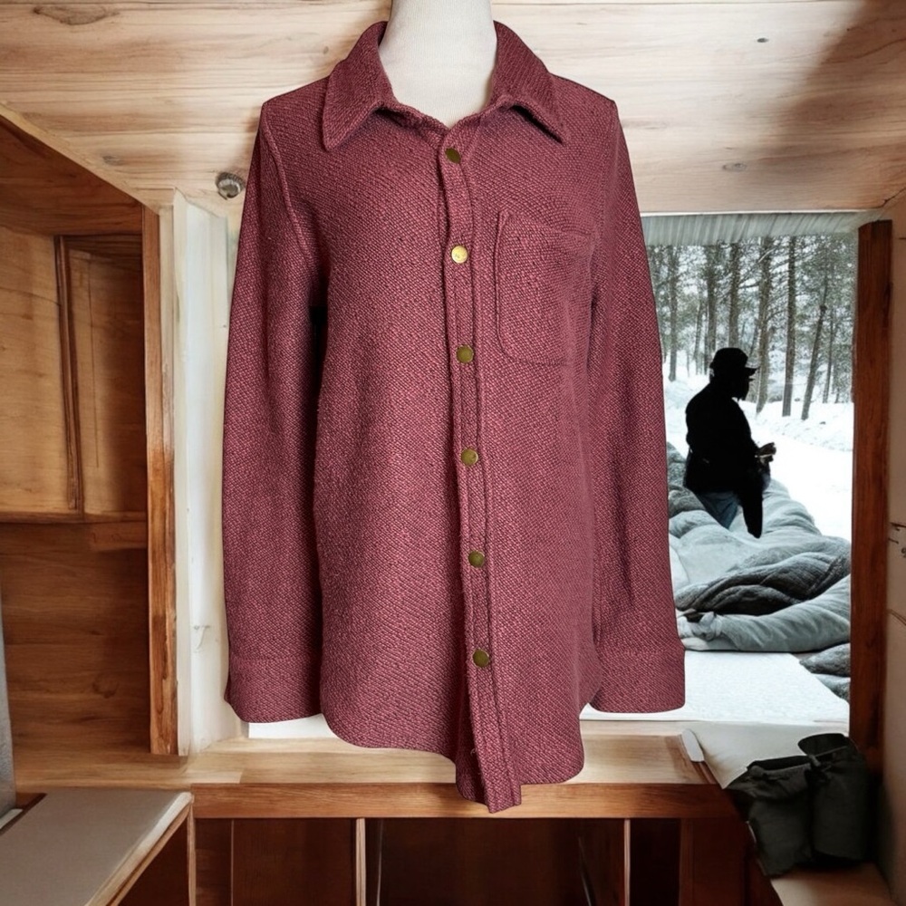 SIZE MEDIUM MAUVE SOFT SURROUNDINGS OUTDOOR WEAR CABIN WEAR